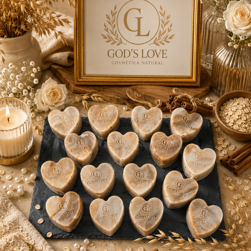 Jabón Corazones Amada Crema Blanca